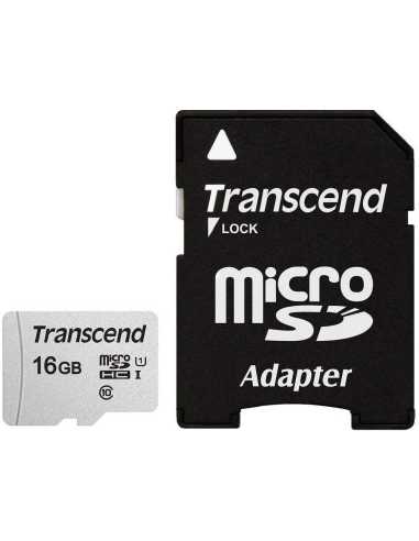 Transcend microSDHC 300S 16GB NAND Clase 10
