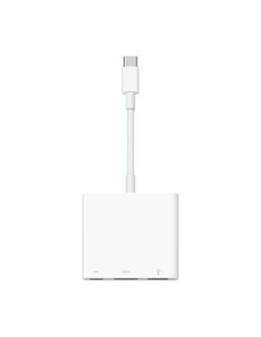 Apple MUF82ZM A laptop-dockingstation & portreplikator Kabelgebunden USB 3.2 Gen 1 (3.1 Gen 1) Type-C Weiß