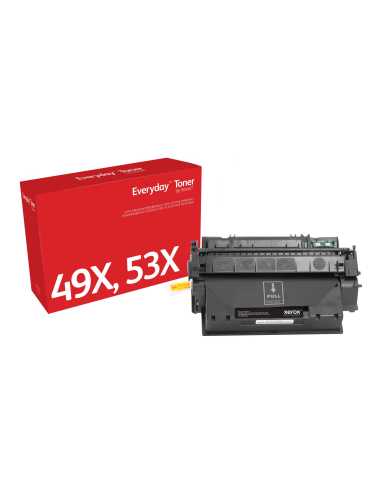 Everyday ™ Schwarz Toner von Xerox, kompatibel mit HP 49X 53X (Q5949X  Q7553X), High capacity