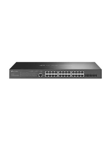 TP-Link Omada SG3428XMP Netzwerk-Switch Managed L2+ Gigabit Ethernet (10 100 1000) Power over Ethernet (PoE) 1U Schwarz