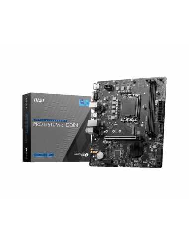 MSI PRO H610M-E DDR4 Motherboard Intel H610 LGA 1700 micro ATX