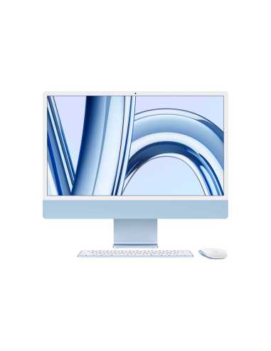 Apple iMac Apple M M3 59,7 cm (23.5") 4480 x 2520 Pixel All-in-One-PC 16 GB 1 TB SSD macOS Sonoma Wi-Fi 6E (802.11ax) Blau