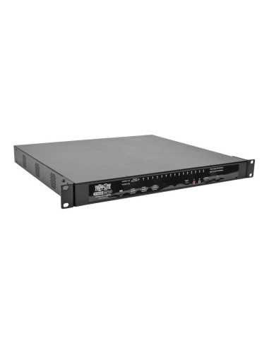 Tripp Lite B064-016-02-IPG NetDirector Cat5-KVM-over-IP-Switch mit 16 Anschlüssen – Virtuelle Medien, 2 externe + 1 lokaler