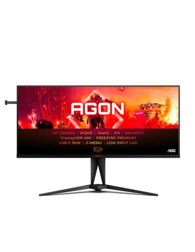 AOC AGON 5 AG405UXC pantalla para PC 100,3 cm (39.5") 3440 x 1440 Pixeles Wide Quad HD LCD Negro