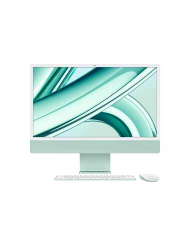 Apple iMac Apple M M3 59,7 cm (23.5") 4480 x 2520 Pixeles PC todo en uno 16 GB 1 TB SSD macOS Sonoma Wi-Fi 6E (802.11ax) Verde