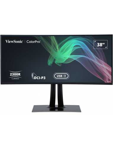 Viewsonic VP3881A pantalla para PC 96,5 cm (38") 3840 x 1600 Pixeles Quad HD+ LED Negro