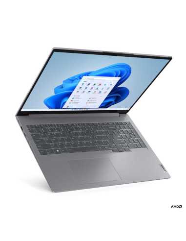 Lenovo ThinkBook 16 AMD Ryzen™ 7 7730U Laptop 40,6 cm (16") WUXGA 16 GB DDR4-SDRAM 512 GB SSD Wi-Fi 6 (802.11ax) Windows 11 Pro