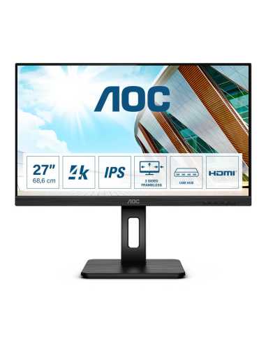 AOC P2 U27P2 LED display 68,6 cm (27") 3840 x 2160 Pixeles 4K Ultra HD Negro