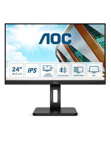 AOC P2 24P2Q LED display 60,5 cm (23.8") 1920 x 1080 Pixel Full HD Schwarz