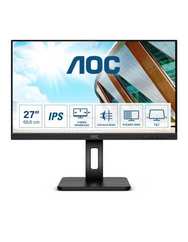 AOC P2 Q27P2Q LED display 68,6 cm (27") 2560 x 1440 Pixel Quad HD Schwarz
