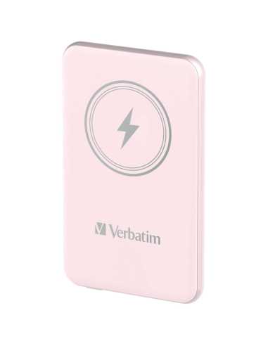 Verbatim Charge 'n' Go Lithium Polymer (LiPo) 5000 mAh Kabelloses Aufladen Pink