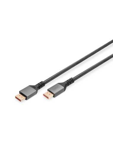 Digitus Cable de conexión DisplayPort 16K , versión 2.1, 1 m, 80G, negro