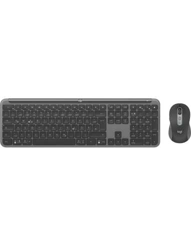 Logitech MK950 Signature for Business Tastatur Maus enthalten RF Wireless + Bluetooth QWERTZ Deutsch Graphit