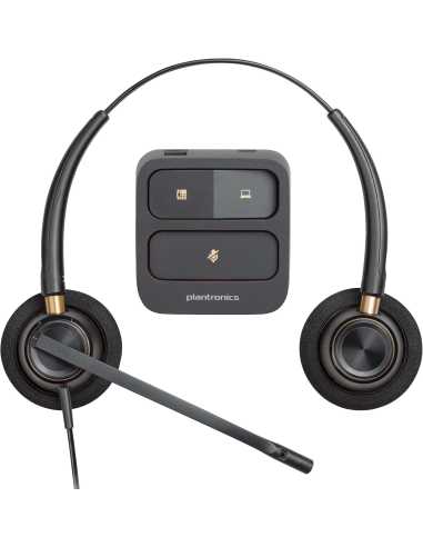 POLY EncorePro 520 Binaurales Headset + Quick Disconnect