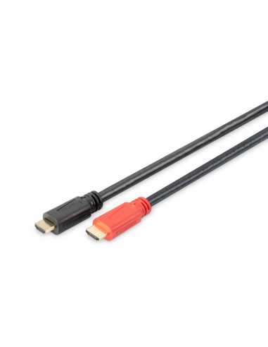 Digitus Cable de conexión HDMI High Speed con Ethernet y amplificador de señales
