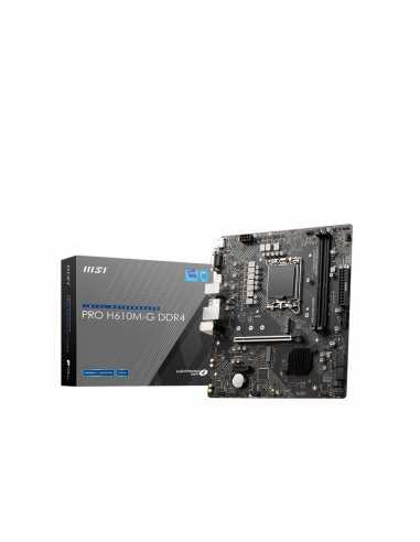MSI PRO H610M-G DDR4 Motherboard Intel H610 LGA 1700 micro ATX
