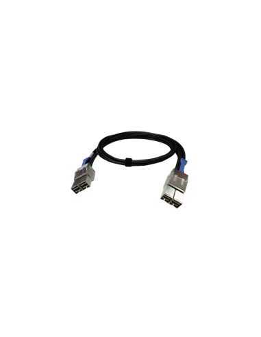 QNAP CAB-PCIE10M-8644-8X cable Serial Attached SCSI (SAS) 1 m Negro