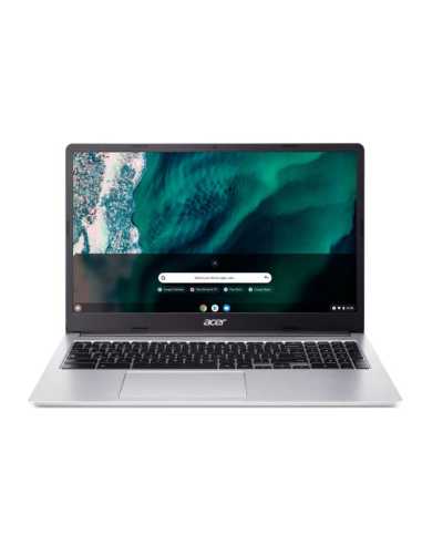 Acer Chromebook CB315-4H-C6SD N4500 39,6 cm (15.6") Full HD 8 GB LPDDR4x-SDRAM 64 GB Flash Wi-Fi 6 (802.11ax) ChromeOS Silber