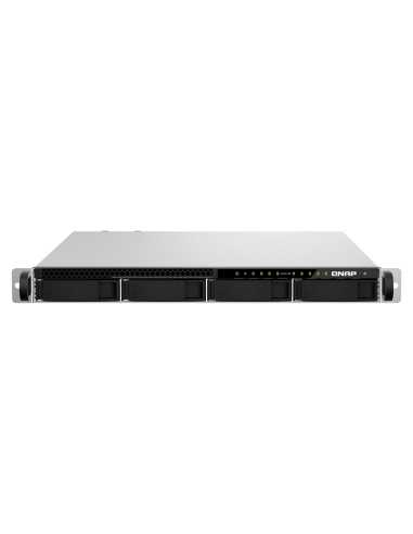 QNAP TS-h987XU-RP NAS Rack (1U) Ethernet LAN Schwarz, Silber E-2334