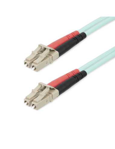 StarTech.com Cable 25m de Fibra Óptica Multimodo Dúplex LC UPC a LC UPC OM4 - LSZH - 50 125µm - LOMMF VCSEL - para Redes de