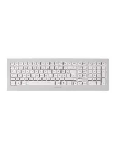 CHERRY DW 8000 Tastatur Maus enthalten Büro RF Wireless Schweiz Silber, Weiß