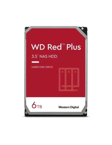 Western Digital Red Plus WD60EFPX Interne Festplatte 3.5" 6 TB Serial ATA III