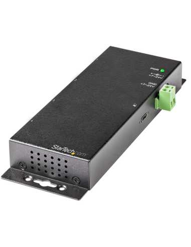 StarTech.com Hub USB C de 4 Puertos - 10Gbps - Ladrón Concentrador Industrial 2x USB Tipo C - 2x USB-A - con Protección ESD -