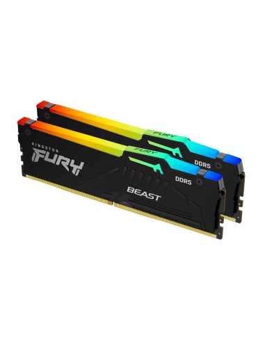Kingston Technology FURY Beast 16 GB 5600 MT s DDR5 CL40 DIMM (2er-Kit) RGB