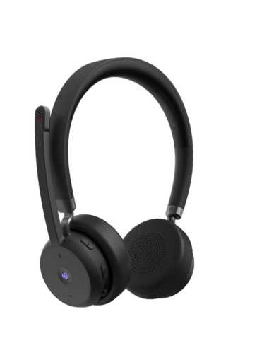 Lenovo Wireless VoIP Headset Kopfhörer Kabellos Kopfband Büro Callcenter Bluetooth Schwarz