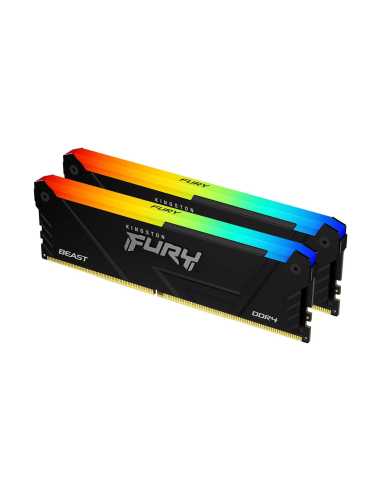 Kingston Technology FURY 32GB 3200MT s DDR4 CL16 DIMM (2er-Kit) 1Gx8 Beast RGB