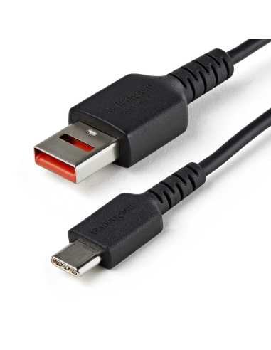 StarTech.com 1m USB-Datenblocker Kabel - USB-A auf USB-C Sicheres Ladekabel - keine Datenübertragung  Power-Only-Kabel für