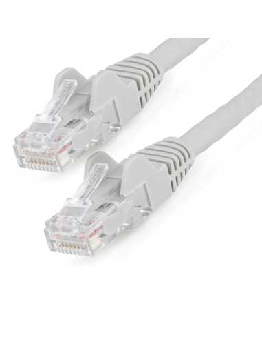 StarTech.com Cable de 15m CAT6 Ethernet - LSZH - Cable de Red RJ45 UTP de 10Gb - 650MHz - PoE de 100W - Latiguillo Snagless con