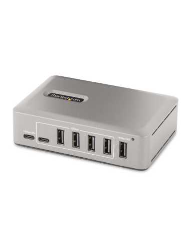 StarTech.com 10-Port USB-C Hub - 8x USB-A 2x USB-C - USB C Verteiler mit 65 W Netzteil - USB 3.1   3.2 Gen 2 10 Gbit s -