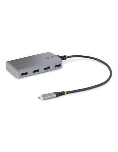 StarTech.com Hub USB de 4 Puertos USBA - USB 3.0 de 5Gbps - Alimentado por el Bus - Concentrador USB-C de 4 Puertos USB-A con