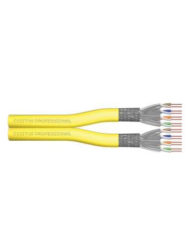 Digitus Cable de instalación de par trenzado S FTP CAT 7A, AWG 22 1, FRNC-C LSZH-3