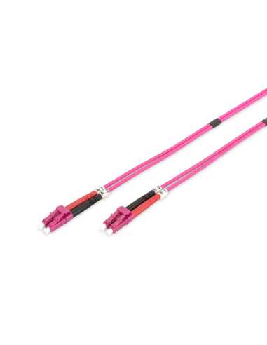 Digitus Cable de conexión multimode de fibra óptica, OM4, LC LC
