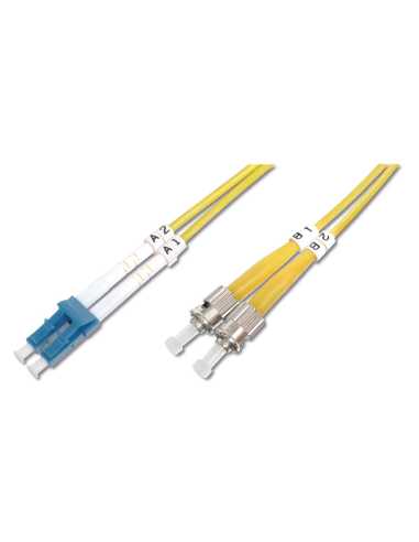 Digitus Cable de conexión modo único de fibra óptica, LC ST