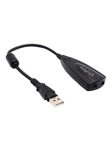 Donkey PC - Carte Son USB 7.1 Adaptateur USB vers Jack 3.5 mm