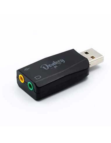 Donkey pc Soundkarte USB 5.1 Adapter USB auf 3,5 mm