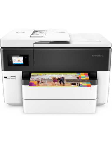 HP OfficeJet Pro 7740 All-in-One-Großformatdrucker, Drucken, Kopieren, Scannen, Faxen, Automatische Dokumentenzuführung für 35