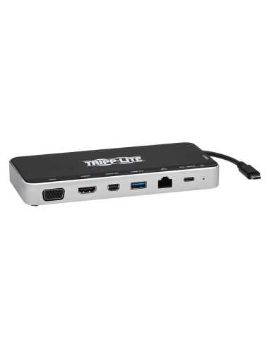 Tripp Lite U442-DOCK16-B Notebook-Dockingstation & Portreplikator Kabelgebunden USB 3.2 Gen 1 (3.1 Gen 1) Type-C Grau