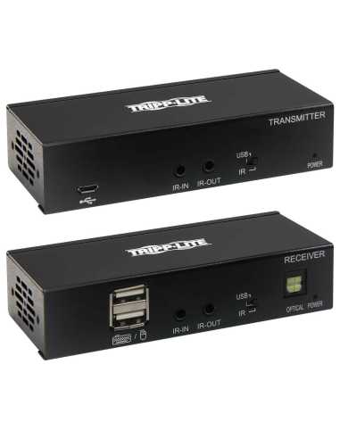 Tripp Lite B127A-1A1-BDBD extensor audio video Transmisor y receptor de señales AV Negro