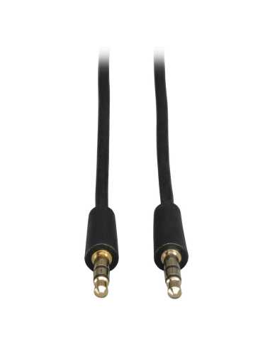 Tripp Lite P312-006 Cable de Audio Mini Estéreo de 3.5 mm para Micrófonos, Bocinas y Audífonos (M M), 1.83 m [6 pies]