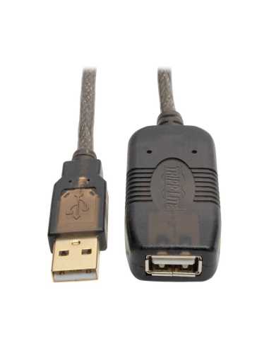 Tripp Lite U026-025 Aktives USB 2.0-Verlängerungkabel (USB-A Stecker Buchse), 7,62 m