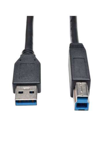 Tripp Lite U322-006-BK Cable para Dispositivo USB 3.0 SuperSpeed (AB M M) Negro, 1.83 m [6 pies]