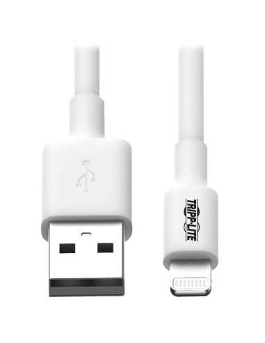 Tripp Lite M100-003-WH USB-A auf Lightning Sync- Ladekabel, MFi-zertifiziert – weiß, Stecker Stecker, USB 2.0, 0,91 m