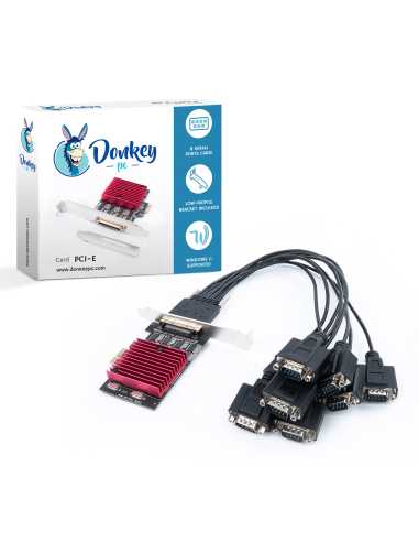 Donkey pc PCIe zu 8 Port RS232 Karte (8 Port Externes Kabel)