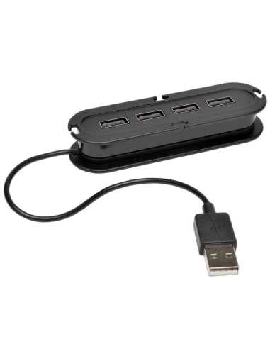 Tripp Lite U222-004 USB 2.0 Ultra-Mini-Hub mit 4 Anschlüssen
