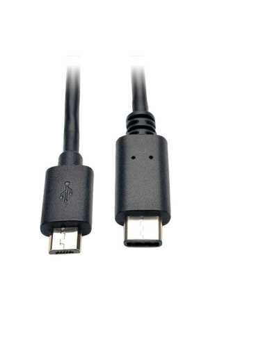 Tripp Lite U040-006-MICRO cable USB 1,83 m USB 2.0 Micro-USB B USB C Negro
