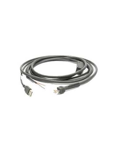 Zebra USB cable 4 pin USB Type A USB Kabel 2,7 m USB A Grau